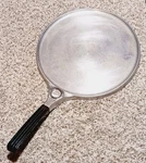Vintage Wear-ever No 2549 10 " Cast Aluminum Griddle With Working Thermometer. Fixed Price $39.95.