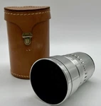 Steinheil Nchen Telephoto Lens F/3.5 Vintage German W/ Argus Leather Case. Fixed Price $26.50.