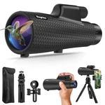 Sogries 15 55 Monocular Telescope Hd High Powered Tripod Phone Adapter - Black. Fixed Price $52.47.