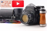 Mint W/grip Pentax 6X7 Ttl Mlu Smc Takumar 105MM F/2.4 + Extension Tube Japan. Fixed Price $1199.99.