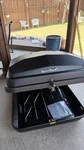 Sportrack Vista Xl Rear Opening Cargo Box,black Keyed SR7018 Roof Mount Storage. Fixed Price $450.00.