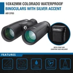 Barska Waterproof Anti Fog 10X42MM Lens Black Drop Resistant Binocular. Fixed Price $69.28.