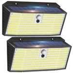 2PACK 418 Led Solar Wall Light Outdoor 3 Modes Motion Sensor Security Waterproof. Fixed Price $19.99.