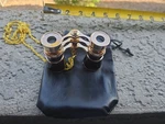 Black Gold Opera Glasses Theater Binoculars 3X Magnification Pouch Chain Used. Fixed Price $29.99.