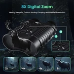 Angdaobia Night Vision Goggles 4K Binoculars 3'' Hd Screen - Black. Fixed Price $76.44.