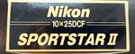 Nikon Sportstar Ex 10X25DCF Binoculars Open Box. Fixed Price $99.00.