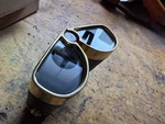 Vintage Tasco Binoculars X 21 Model 180 24 Kt Gold Plated Bird Opera Snakskin. Fixed Price $190.00.