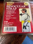 New Package Allen Company Deluxe Binocular Strap Model 199 Black. Fixed Price $18.00.