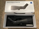 Zeiss Conquest Gavia 85 Spotting Scope With 30-60X Eyepiece New Open Box. Fixed Price $1899.99.
