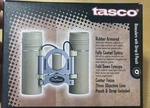 Tasco 8X21MM Binoculars W/case Travel Size Rubber Armored New Box Vtg 1999. Fixed Price $14.50.
