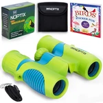 Binoculars For Kids, Girls Boys Real 4.1 Inches, Green Blue. Fixed Price $35.94.
