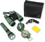 Adventurepak Containing 30MM Kids Field Binoculars, Lensatic Compass, Flashlight. Fixed Price $50.99.