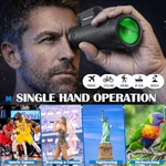 Asacam 80X100 Monocular Telescope High Powered For Smartphone Hd - Black. Fixed Price $52.47.