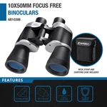 Barska AB10306 Focus Free 10X 50MM Auto Binoculars Full Coated Lens. Fixed Price $66.64.