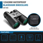 Barska AB11840 Blackhawk 12X 42MM BAK-4 Prism Lens Binocular Waterproof. Fixed Price $119.54.
