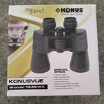 Konusvue 10X50 W.a. Binoculars. Brand New Box. Nice Binocs.. Fixed Price $32.50.