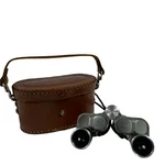 Vintage Lichter 7X18 Compact Binoculars Chrome Coated Occupied Japan W/ Case. Fixed Price $55.95.