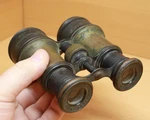 Vintage (perhaps 1880'S) Antique Verdi Fabt Paris Brass Binoculars Collectible. Fixed Price $57.50.