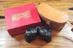 Vintage Mayflower Binoculars Fully Coated Magnesium Body 7X35 Extra Wide Angle. Fixed Price $124.99.