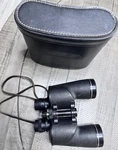 Vintage Banner By Bushnell 7X50, Fully Coated Optics Binoculars With Case. Fixed Price $20.00.