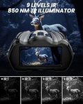 Warmtuyo Night Vision Goggles 4K Binoculars With Camera 9 Gear. Fixed Price $61.95.