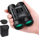 12X25 Mini Pocket Binoculars For Adults Kids, Small Compact. Fixed Price $27.40.