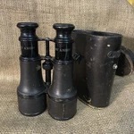 Merchant Marine Paris Field Glasses Binoculars. Day & Night Leather Case E8. Fixed Price $55.00.