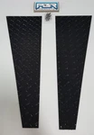 Fits Jeep Yj Fender Top Covers Diamond Plate Black Powder Coated 24". Fixed Price $30.99.