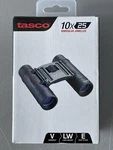 Binoculars Tasco Roof Prism 10X25 Compact Black Rubber Carry Case Neck Strap. Fixed Price $20.97.