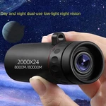 2000X24 Hd Monocular Telescope - Compact, Portable For Hunting, Travel,. Fixed Price $5.59.