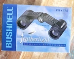 Vtg 1996 Featherlight Bushnell Compact Binoculars 2.5 17.5 Nos Original Box. Fixed Price $19.99.