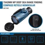 Barska Zoom 7X 42MM Waterproof Compass Range Finder Reticle Monocular AA11442. Fixed Price $181.99.