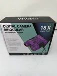 Vivitar Digital Camera Binoculars With Night Vision 18X Zoom Purple. Fixed Price $69.99.