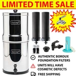 Blemished Berkey Water System W/ Wqa Certified Boroux Black. Fixed Price $188.99.