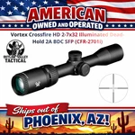 Vortex Crossfire Hd 2-7X32 Illuminated 1" Tube Dead-hold 2A Bdc Sfp (CFR-2701I). Fixed Price $162.99.