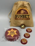 Fallout Sunset Sarsaparilla Costco Opener Pouch & Rare Blue Star Cap Unused. Fixed Price $9.99.