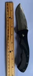 Frost Cutlery Humvee Stainless Steel Blade Plastic Handle Used Pen Knife Black. Fixed Price $8.50.
