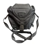 Nikon Black Camera Shoulder Bag W/ Dividers Strap Lens Cap Pouch Gear Cover. Fixed Price $14.99.