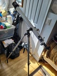 Barska 800X60MM 90060 Starwatcher Refractor Telescope W/ Tripod & Lenses. Fixed Price $140.00.