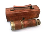 Nautical Hand Held Brass Spyglass Telescope, Galileo Telescopes Binoculars Gift. Fixed Price $50.48.