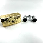 Vintage Opera Glasses / Binoculars Mother Of Pearl & Chrome Esde-optik Euc. Fixed Price $79.64.