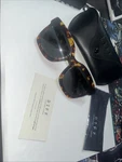 Diff Eyewear Carson Amber Tortoise Frame Polarized Grey Gradient Lens Sunglasses. Fixed Price $30.00.