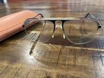 Vintage Retro 1980'S Sol Optics Half Eyeglasses Frames Plastic Case. Fixed Price $29.99.