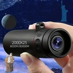 "2025 2000X25 Hd Compact Monocular Telescope Portable For Travel, Hiking Us*. Fixed Price $5.50.