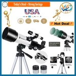Kids & Adults 70MM Refractor Travel Telescope 400MM Focal Az Mount. Fixed Price $92.71.