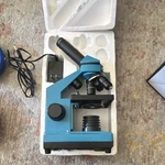 Levenhuk Rainbow 2L Plus Biological Microscope 64-640X Blue Metal Double Led. Fixed Price $46.00.