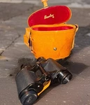 Binolux Vintage Binoculars 6X30 W/leather Carrying Case Built Compass. Fixed Price $24.99.