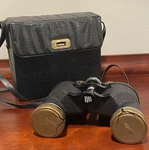 Selsi Light Weight Fully Coated 7X35 Wide Angle 11 Black Binoculars Case Vtg. Fixed Price $25.00.