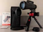 Adasion 12X56 Hd Photography Monocular IPX7 Waterproof With Tripod & Hand Strap. Fixed Price $17.99.