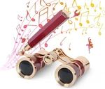 Aomekie Opera Glasses 3X25 Binoculars Compact Theater With Handle. Fixed Price $39.73.